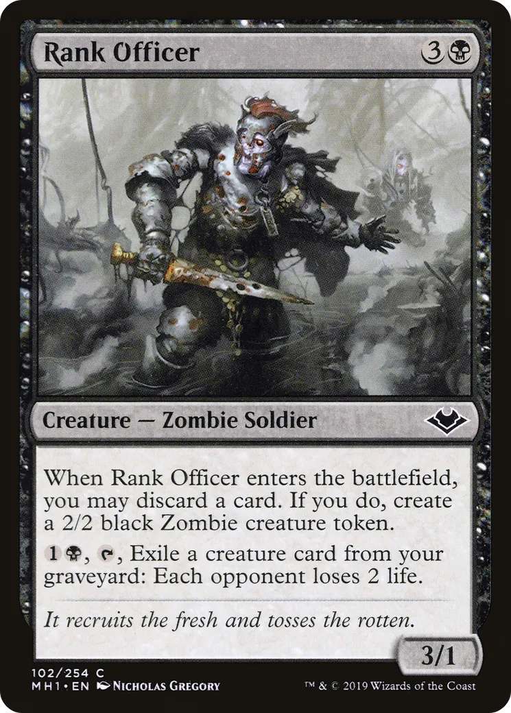 Rank Officer — Modern Horizons — Magic: The Gathering