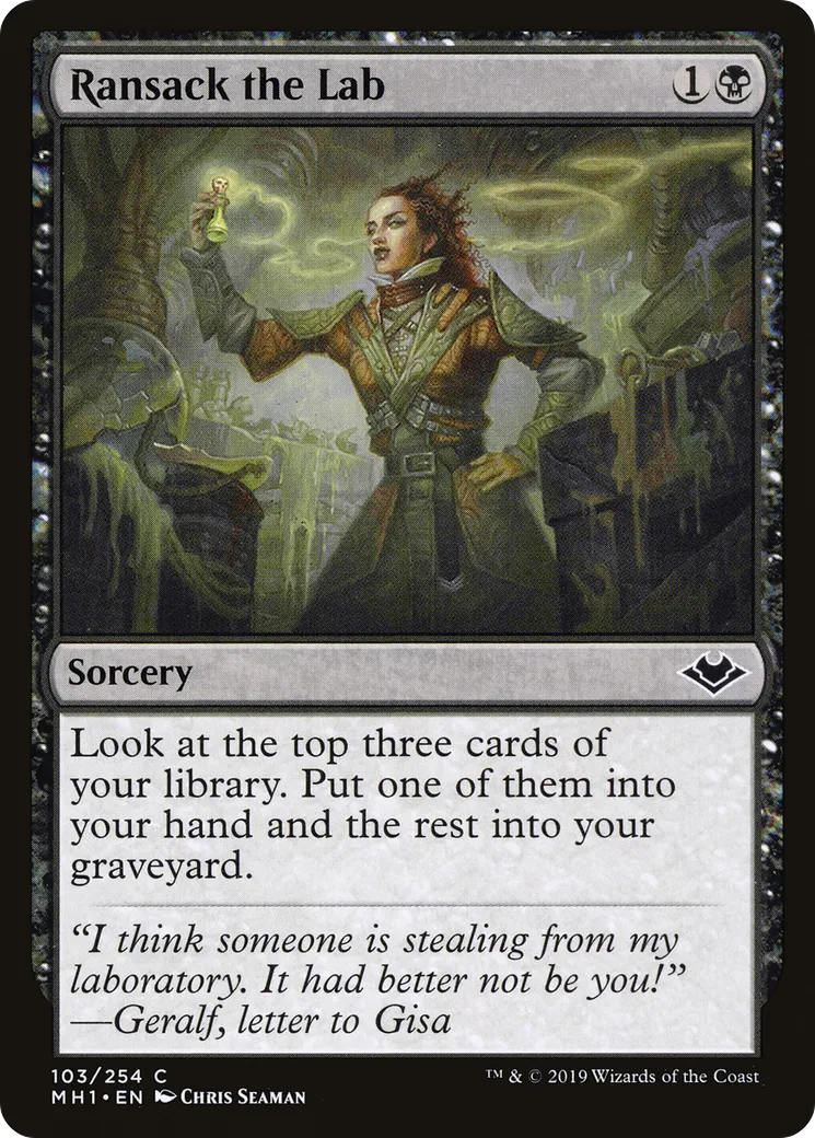 Ransack the Lab — Modern Horizons — Magic: The Gathering