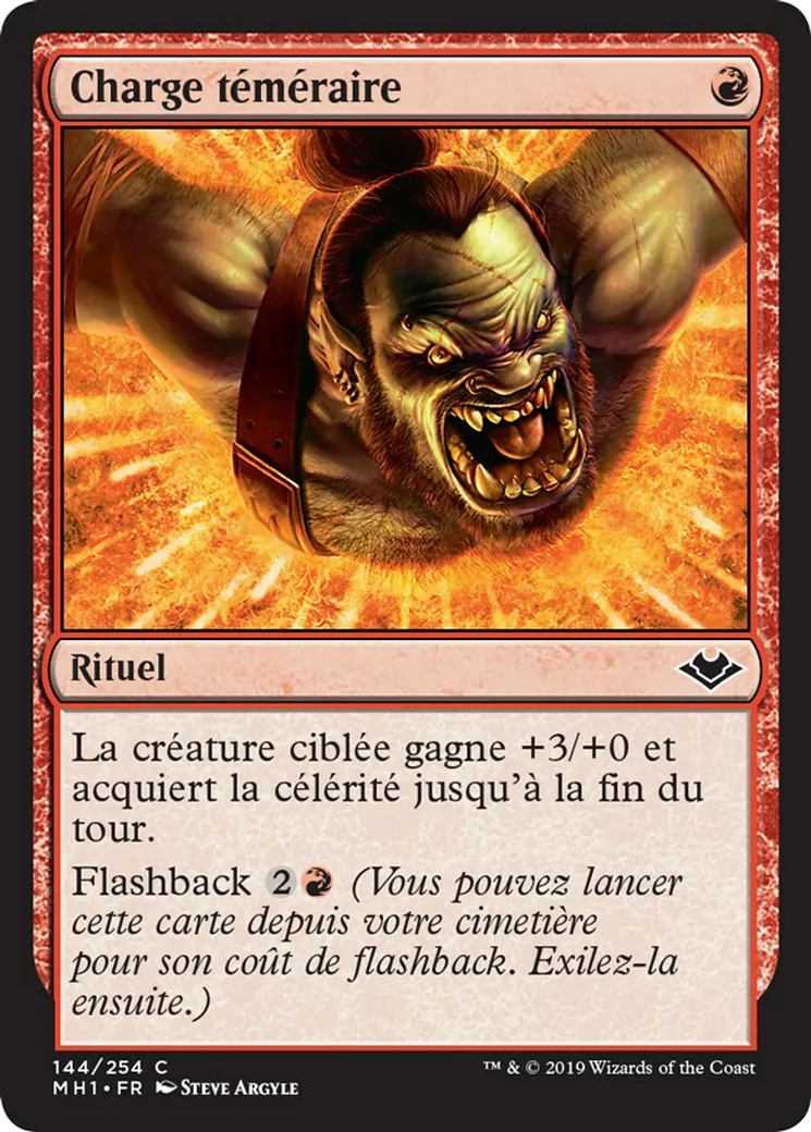 Charge téméraire — Modern Horizons — Magic: The Gathering