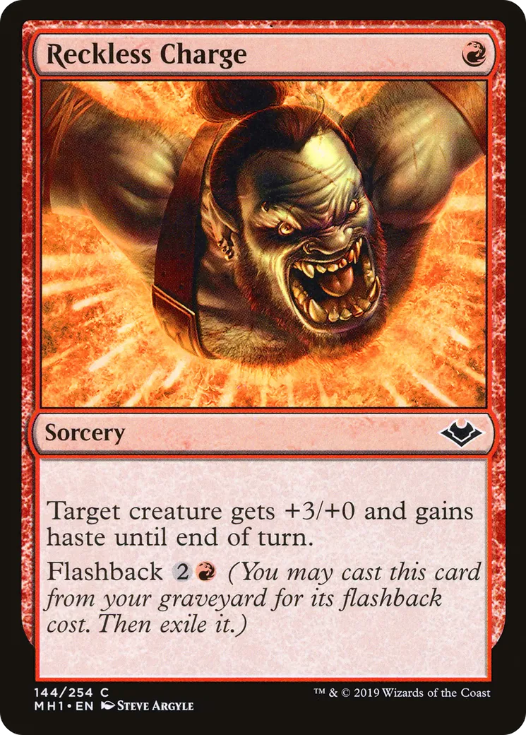 Reckless Charge — Modern Horizons — Magic: The Gathering