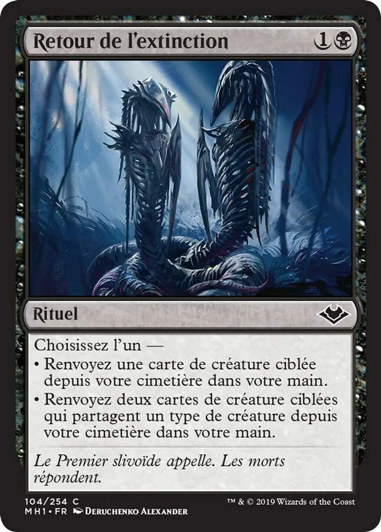 Retour de l'extinction — Modern Horizons — Magic: The Gathering