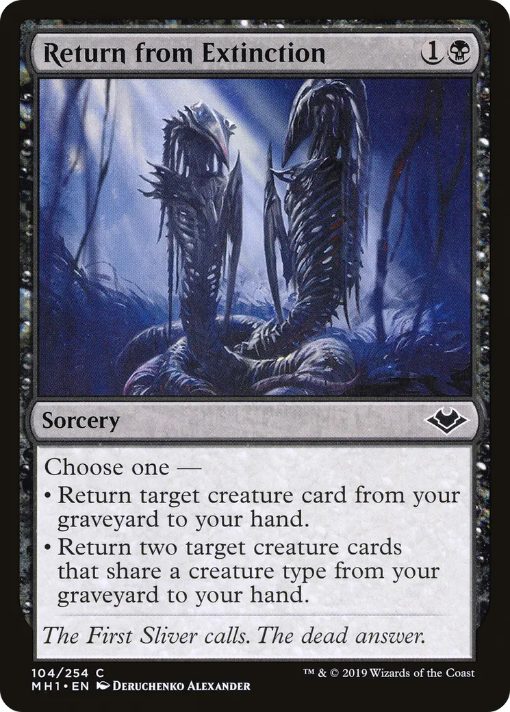 Retour de l'extinction — Modern Horizons — Magic: The Gathering