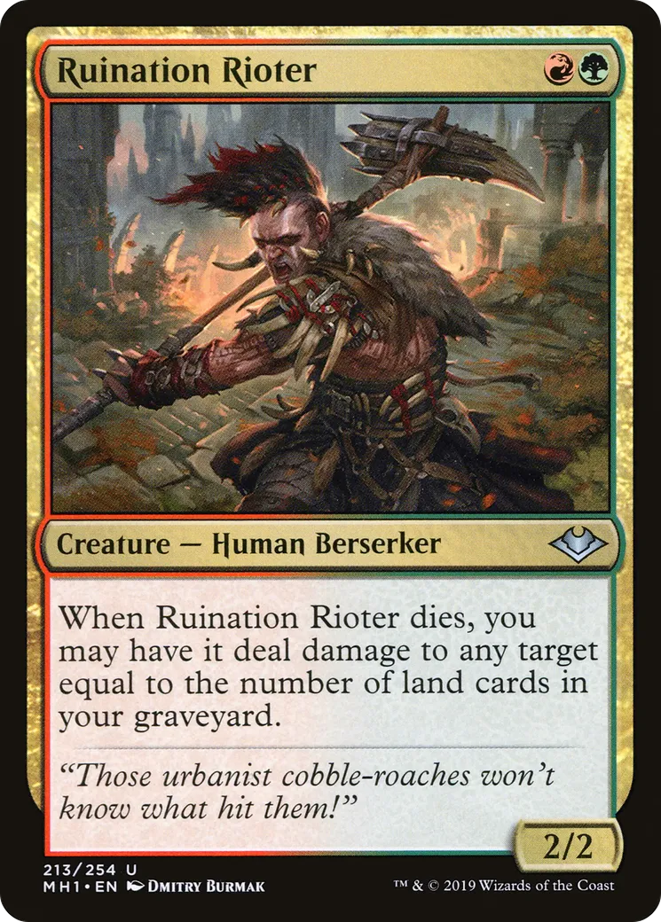 Ruination Rioter — Modern Horizons — Magic: The Gathering