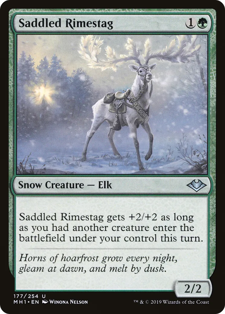 Saddled Rimestag — Modern Horizons — Magic: The Gathering