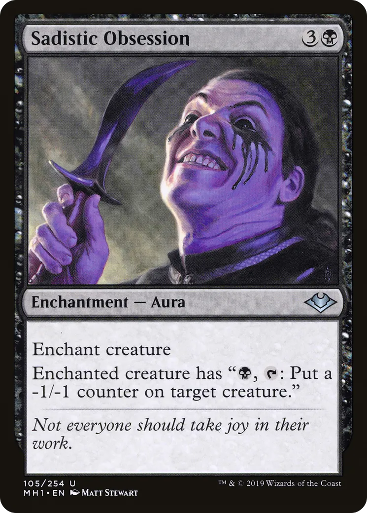 Obsession sadique — Modern Horizons — Magic: The Gathering