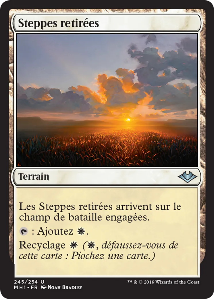 Steppes retirées — Modern Horizons — Magic: The Gathering