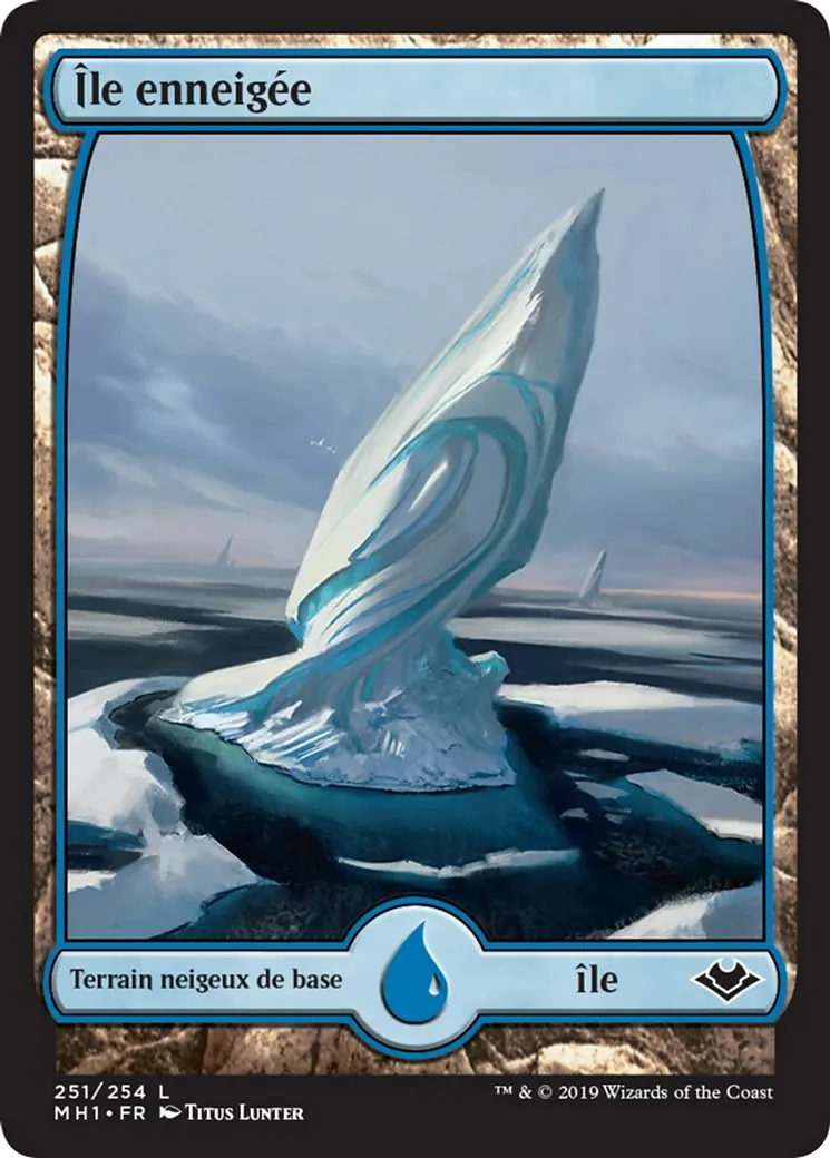 Île enneigée — Modern Horizons — Magic: The Gathering