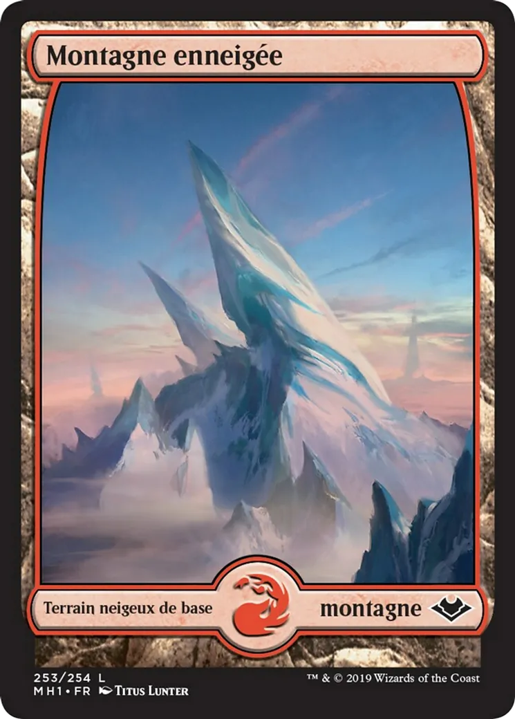 Montagne enneigée — Modern Horizons — Magic: The Gathering