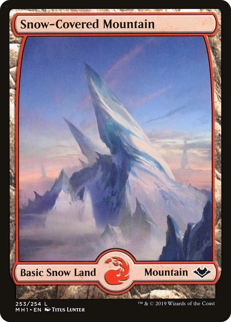 Snow-Covered Mountain — Modern Horizons — Magic: The Gathering