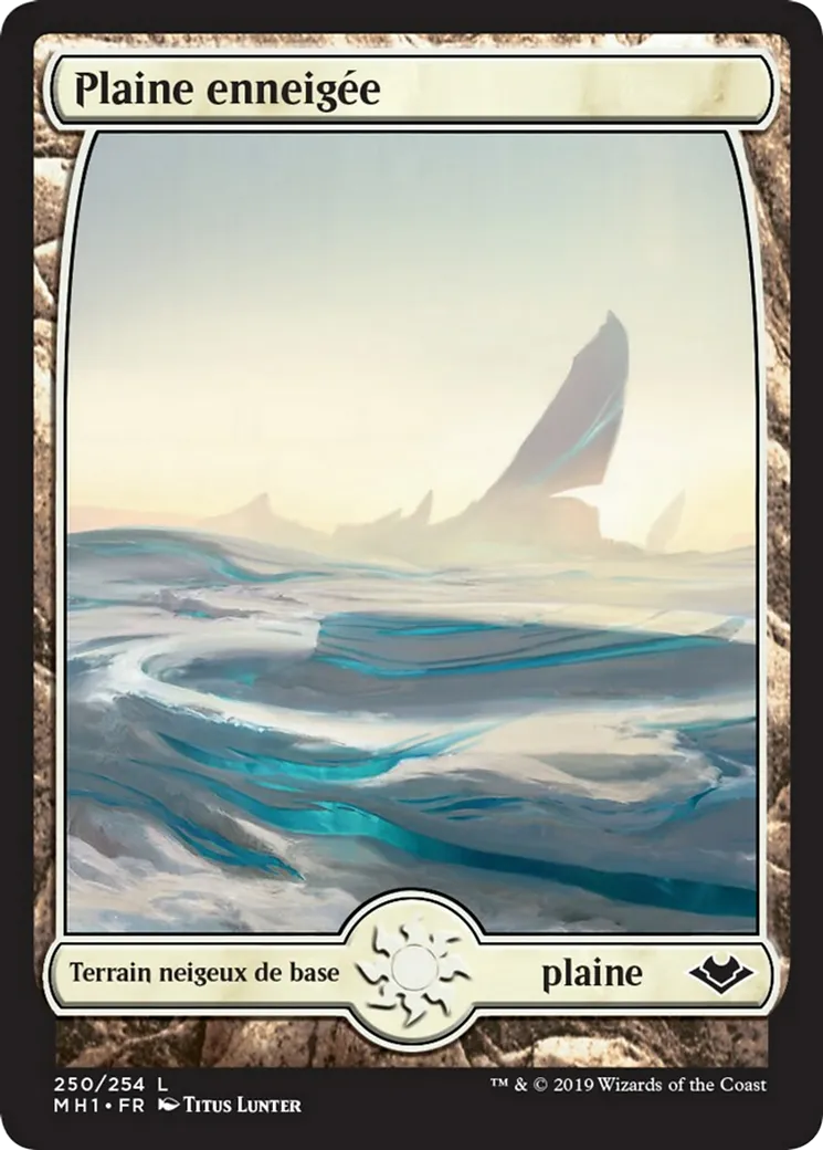 Plaine enneigée — Modern Horizons — Magic: The Gathering