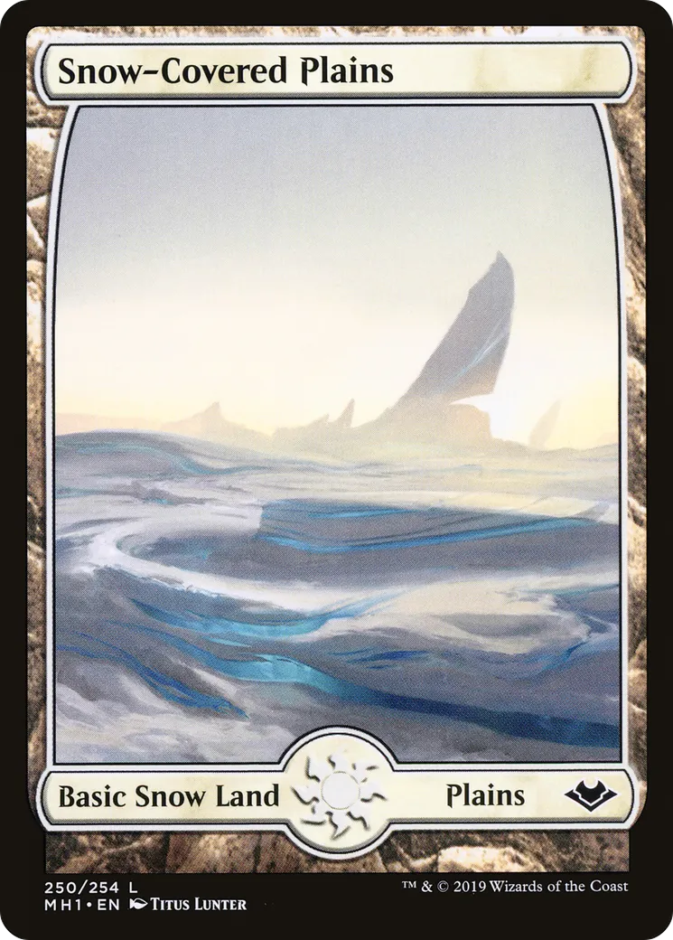 Snow-Covered Plains — Modern Horizons — Magic: The Gathering