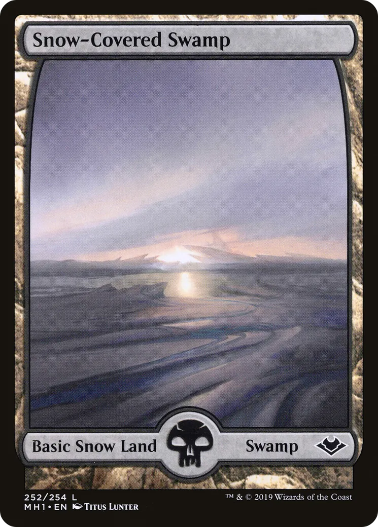 Snow-Covered Swamp — Modern Horizons — Magic: The Gathering