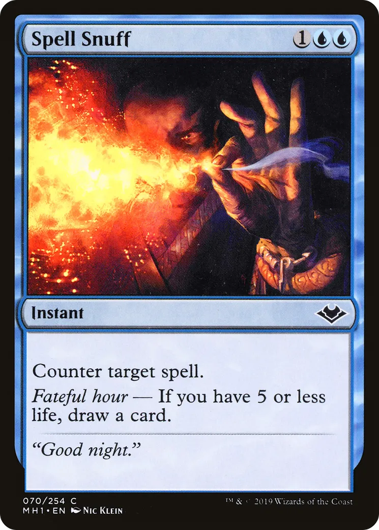 Extinction de sort — Modern Horizons — Magic: The Gathering