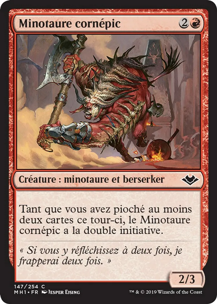 Minotaure cornépic — Modern Horizons — Magic: The Gathering