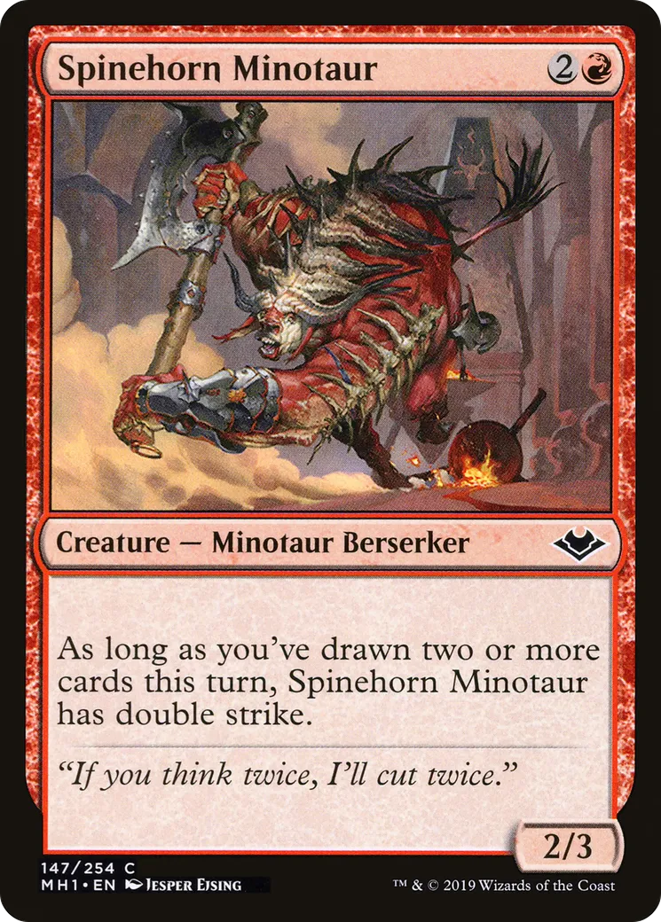 Minotaure cornépic — Modern Horizons — Magic: The Gathering