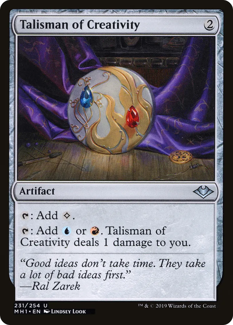 Talisman of Creativity — Modern Horizons — Magic: The Gathering