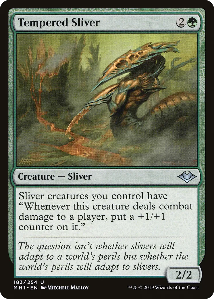 Tempered Sliver — Modern Horizons — Magic: The Gathering