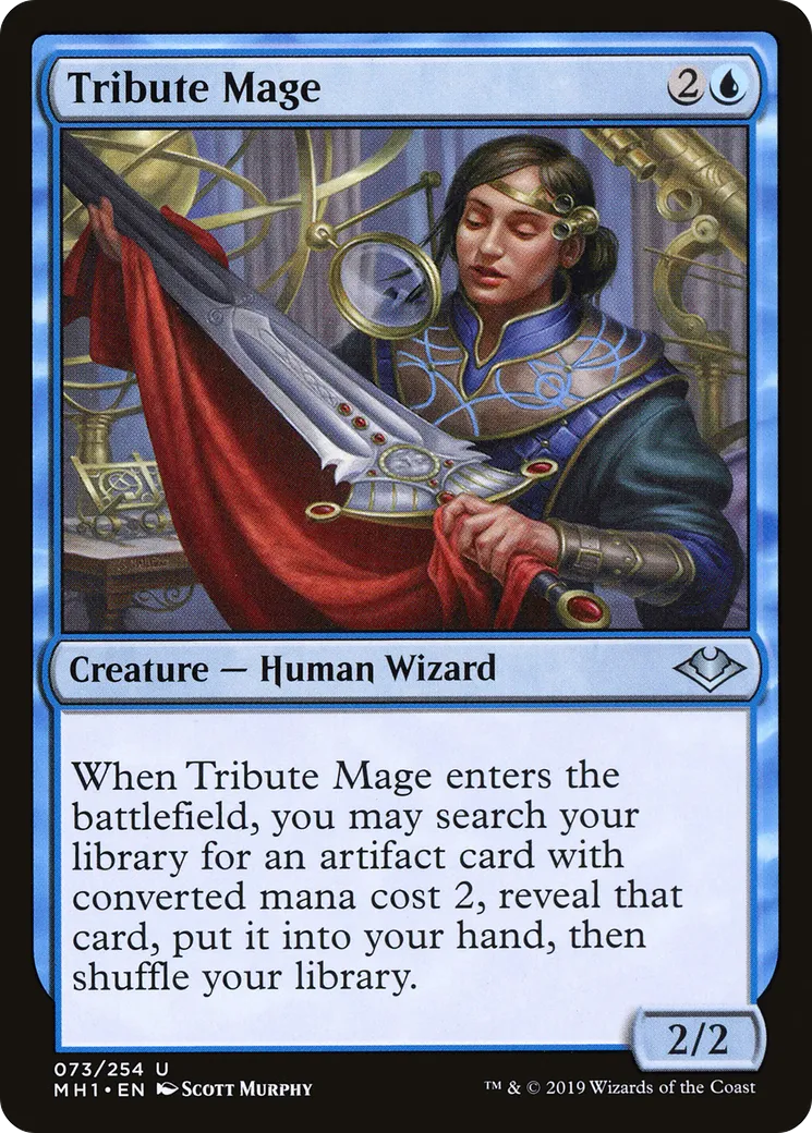 Tribute Mage — Modern Horizons — Magic: The Gathering