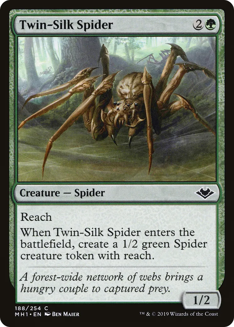 Twin-Silk Spider — Modern Horizons — Magic: The Gathering