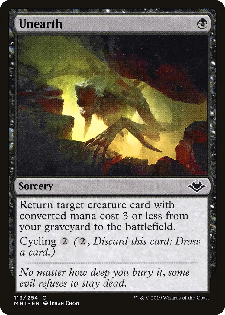 Unearth — Modern Horizons — Magic: The Gathering