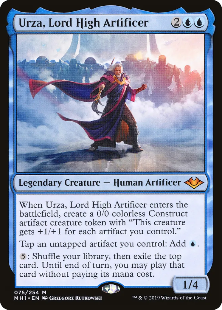 Urza, Lord High Artificer — Modern Horizons — Magic: The Gathering