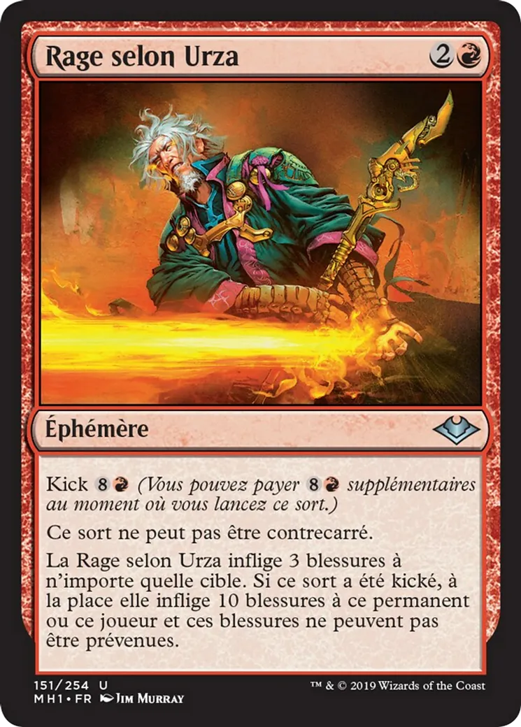 Rage selon Urza — Modern Horizons — Magic: The Gathering