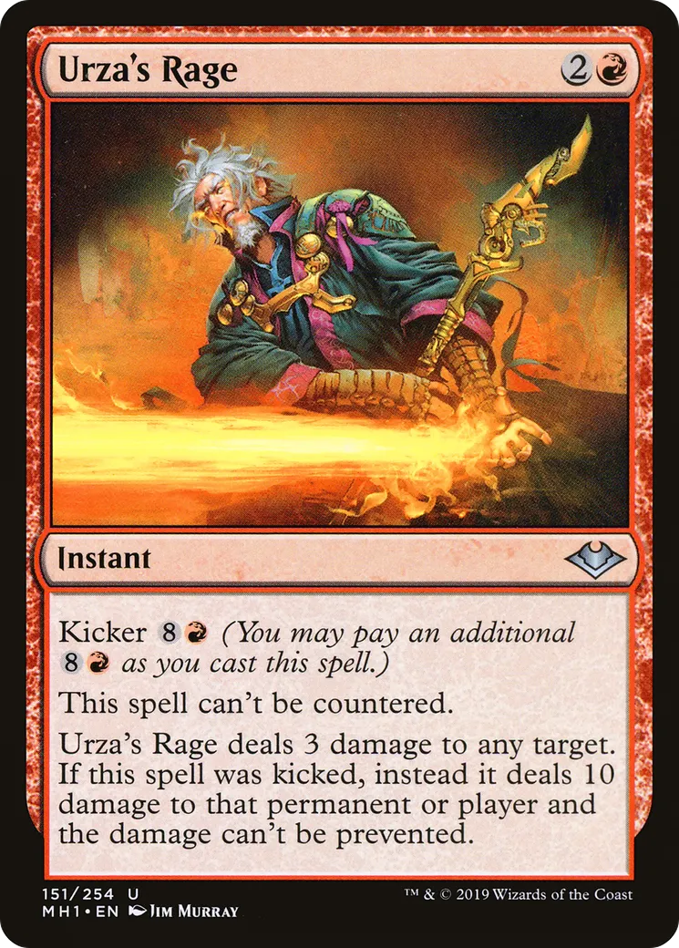 Rage selon Urza — Modern Horizons — Magic: The Gathering