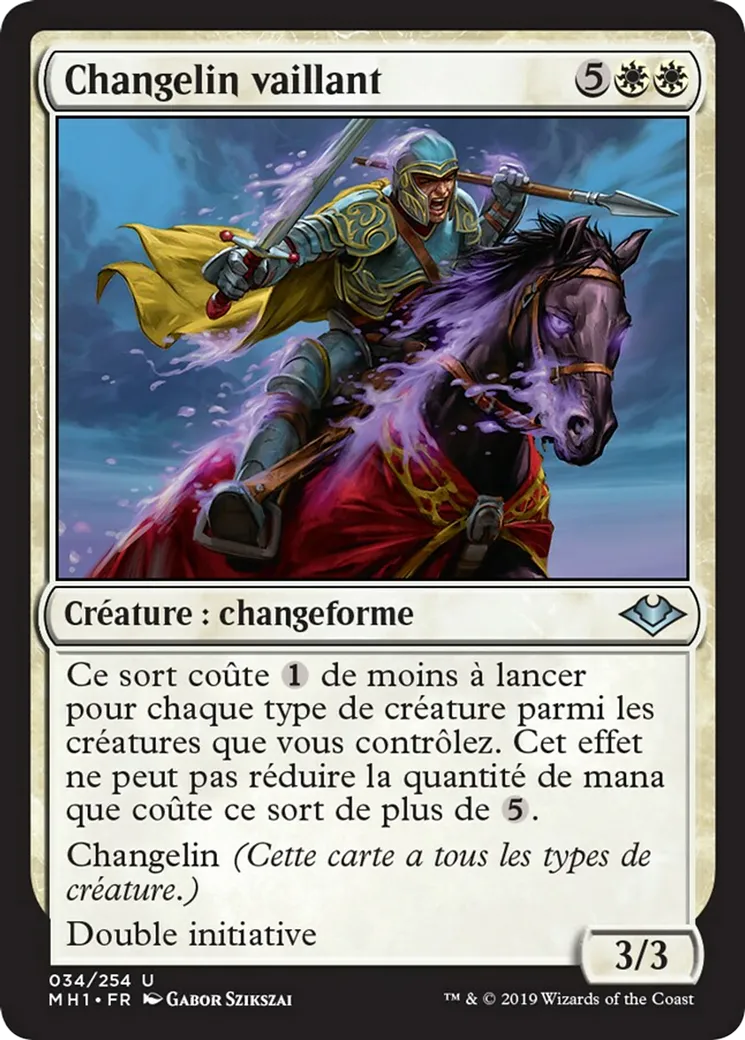 Changelin vaillant — Modern Horizons — Magic: The Gathering