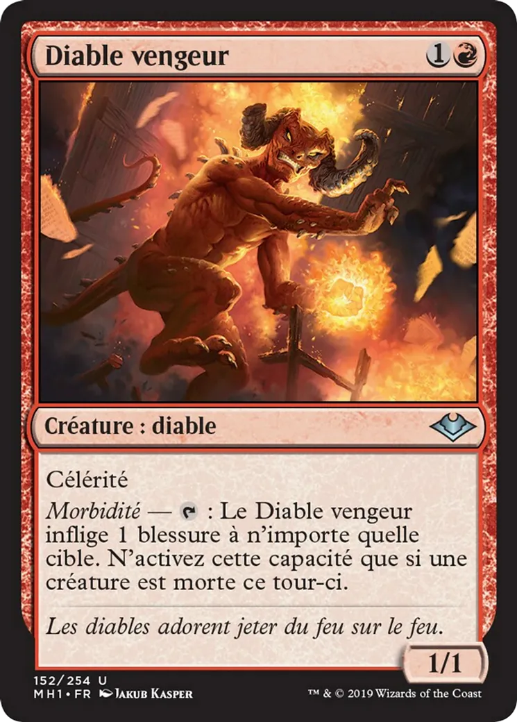 Diable vengeur — Modern Horizons — Magic: The Gathering