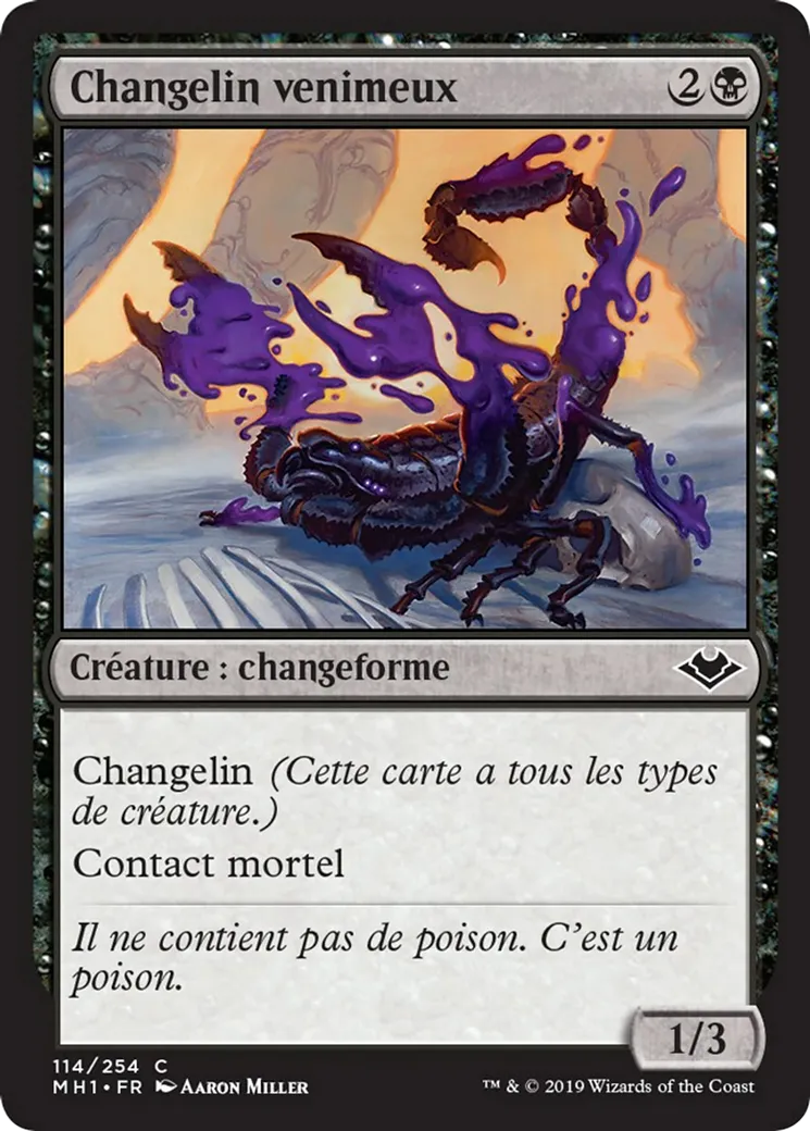 Changelin venimeux — Modern Horizons — Magic: The Gathering