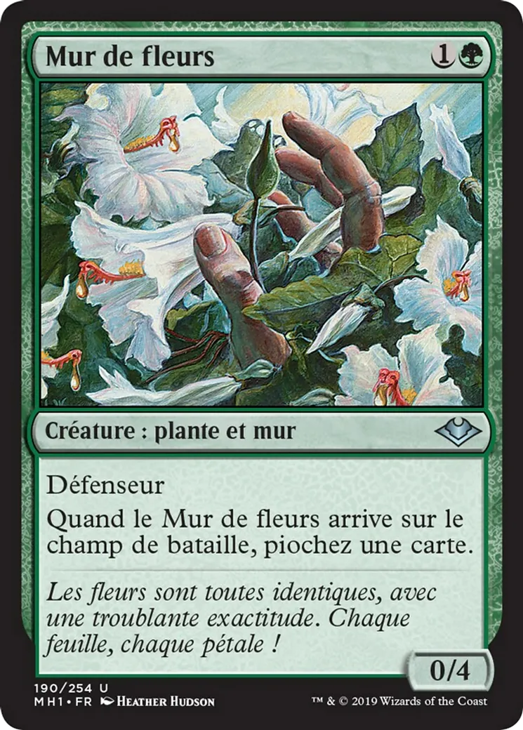 Mur de fleurs — Modern Horizons — Magic: The Gathering