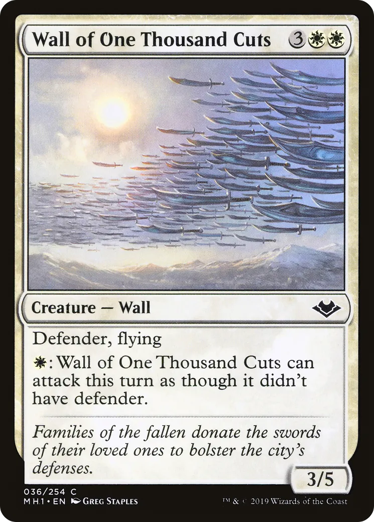 Mur des mille coupures — Modern Horizons — Magic: The Gathering