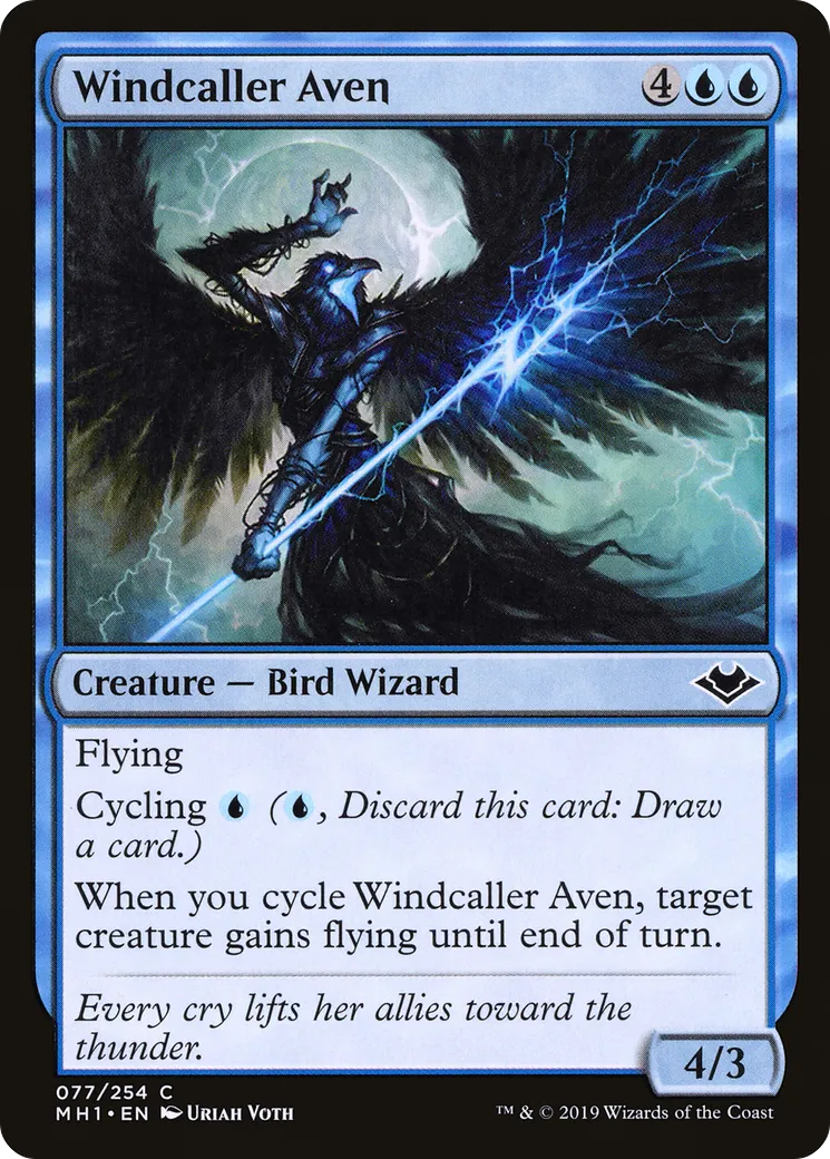 Windcaller Aven — Modern Horizons — Magic: The Gathering