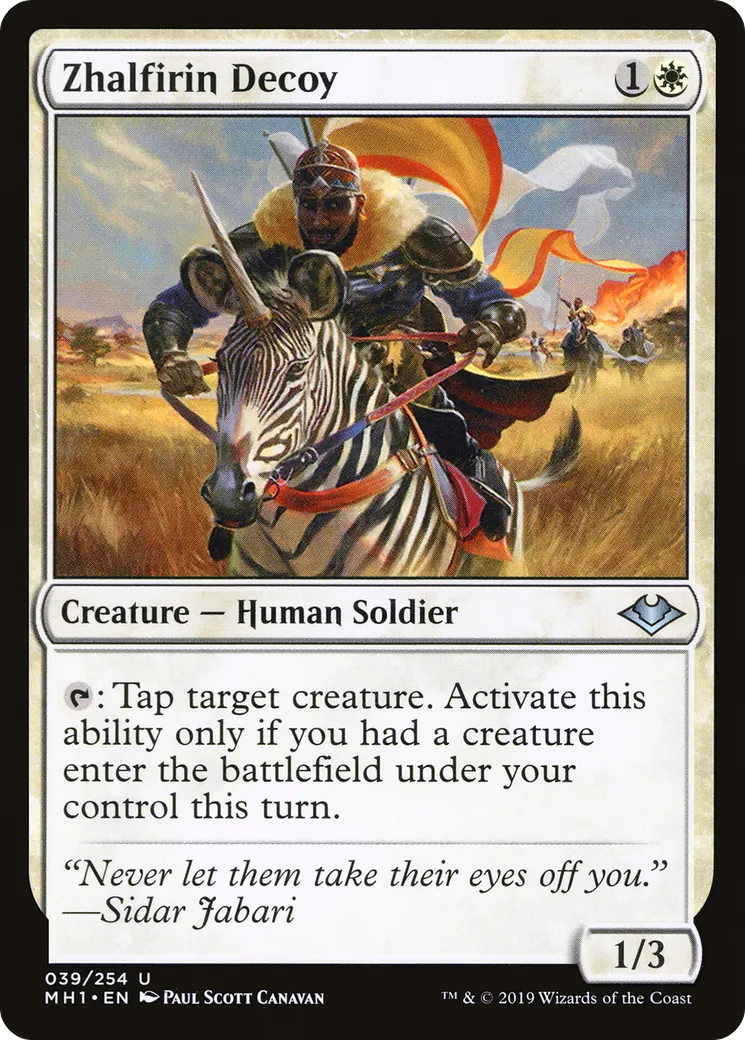 Zhalfirin Decoy — Modern Horizons — Magic: The Gathering