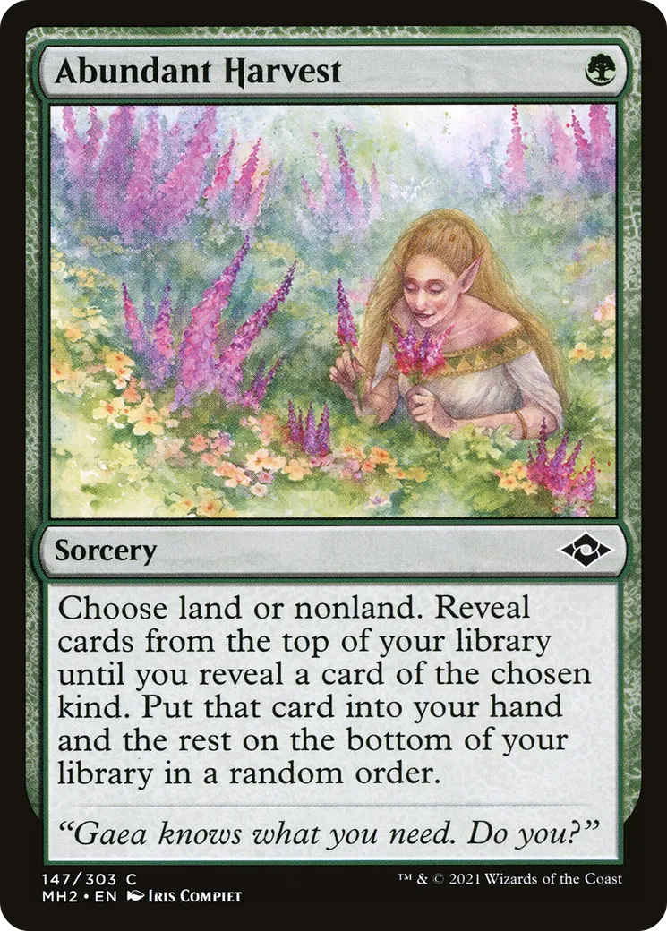 Abundant Harvest — Modern Horizons 2 — Magic: The Gathering