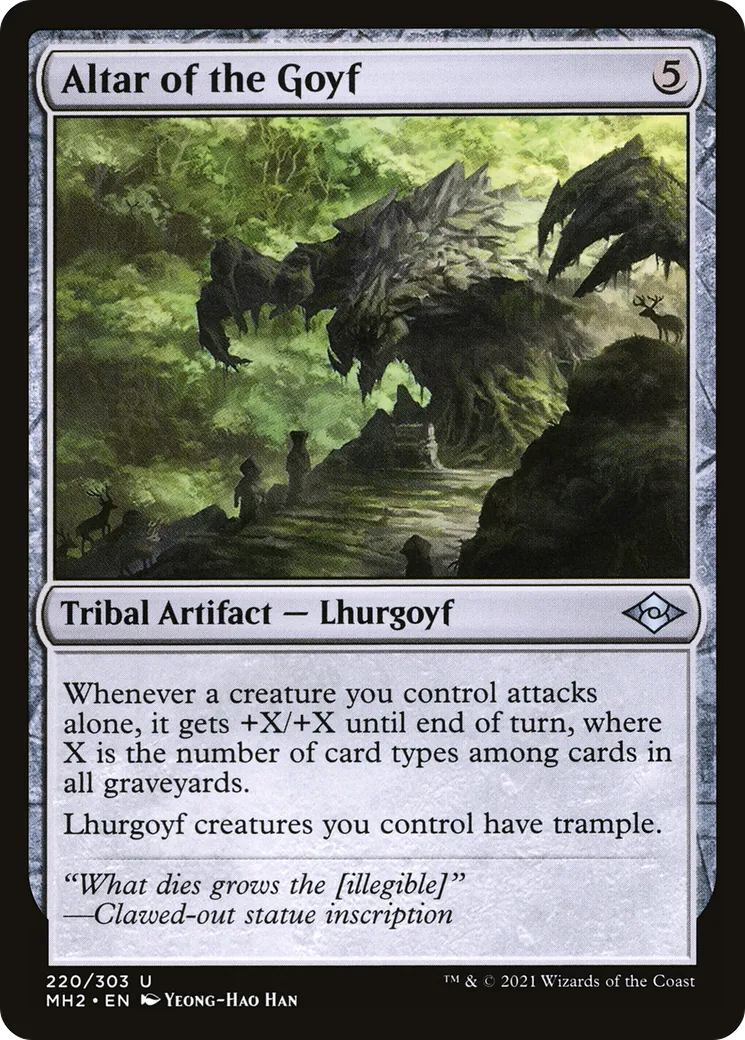 Altar of the Goyf from Modern Horizons 2 - Magic: The Gathering