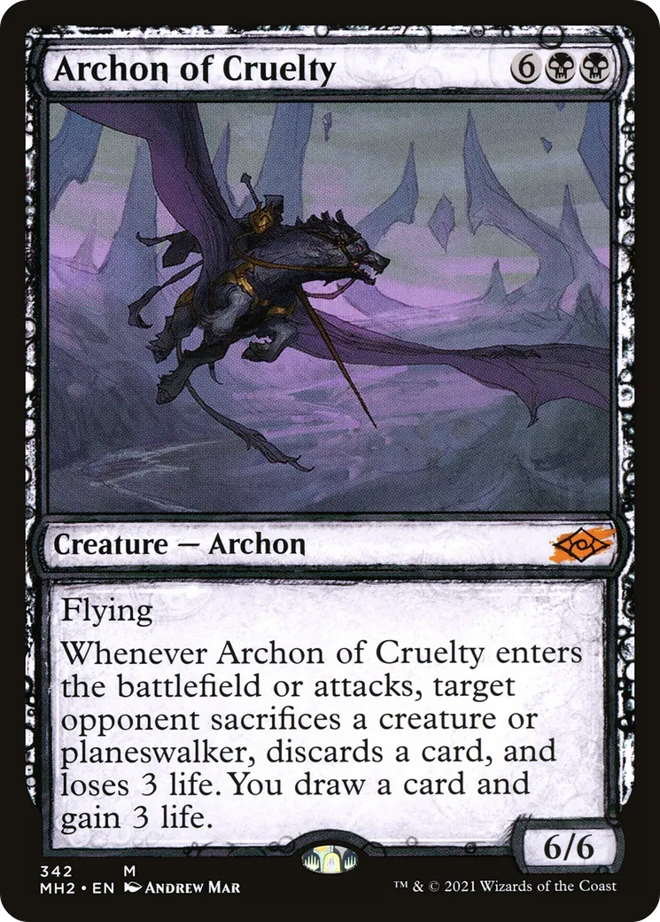 Archon of Cruelty — Modern Horizons 2 — Magic: The Gathering