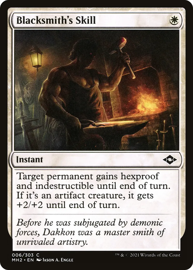 Blacksmith's Skill from Modern Horizons 2 - Magic: The Gathering