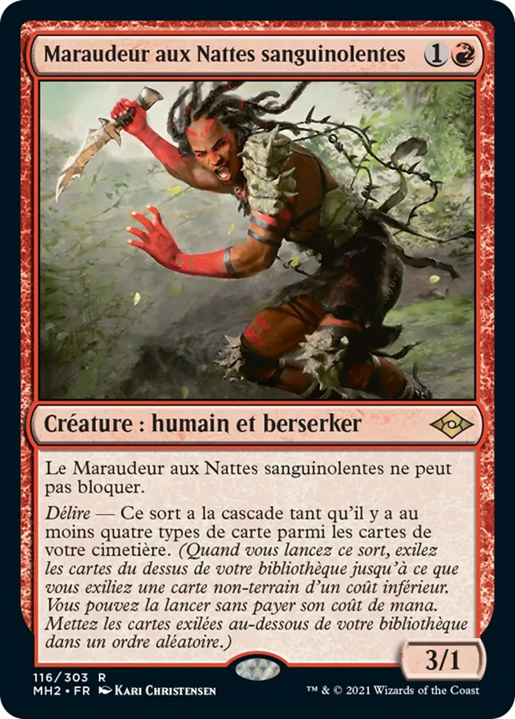 Maraudeur aux Nattes sanguinolentes — Modern Horizons 2 — Magic: The Gathering
