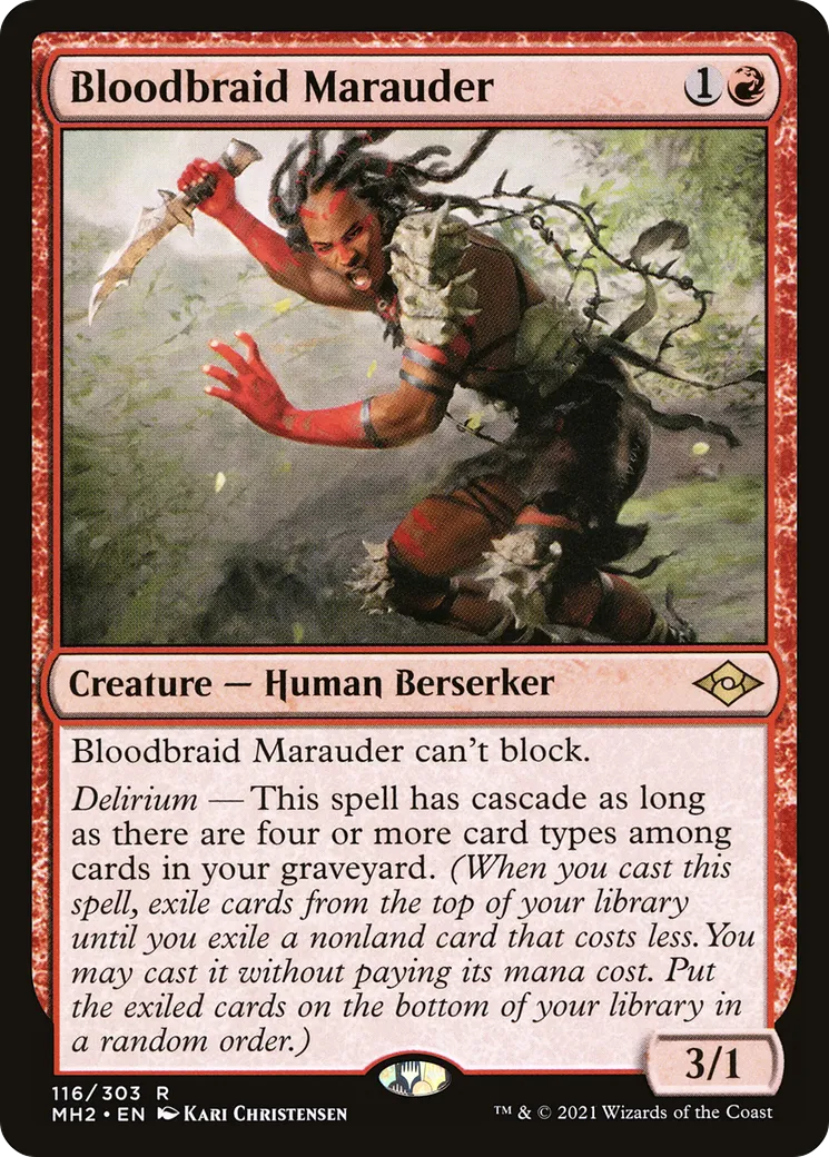 Maraudeur aux Nattes sanguinolentes — Modern Horizons 2 — Magic: The Gathering