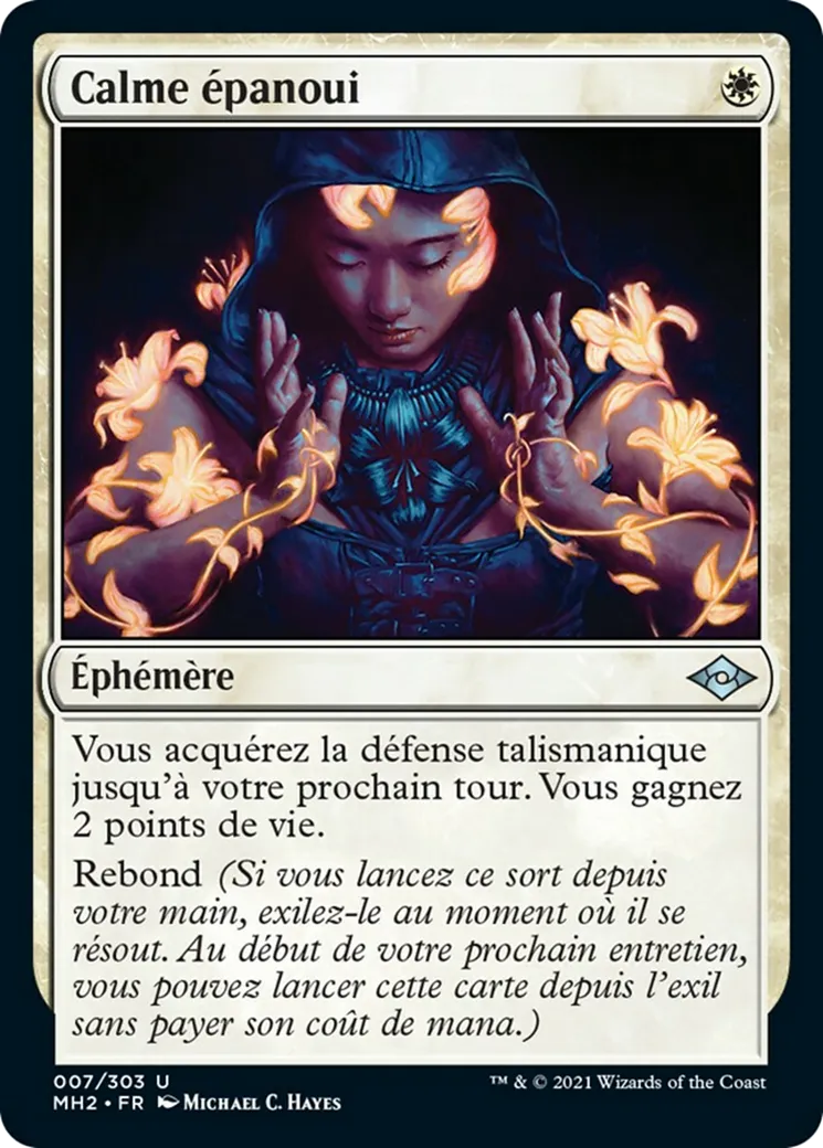 Calme épanoui — Modern Horizons 2 — Magic: The Gathering