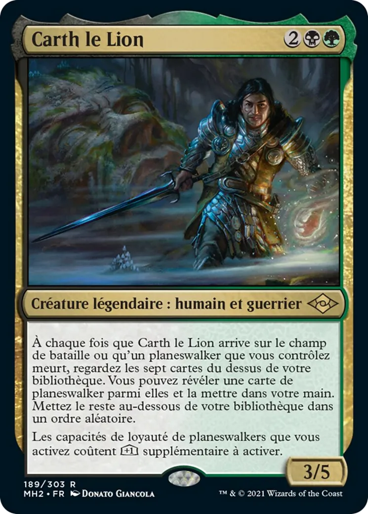 Carth le Lion — Modern Horizons 2 — Magic: The Gathering