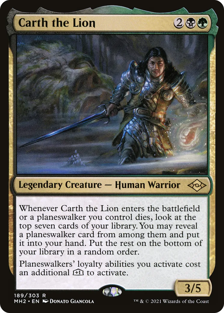 Carth le Lion — Modern Horizons 2 — Magic: The Gathering