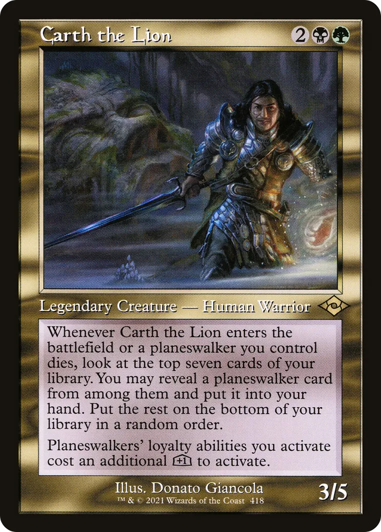 Carth the Lion — Modern Horizons 2 — Magic: The Gathering