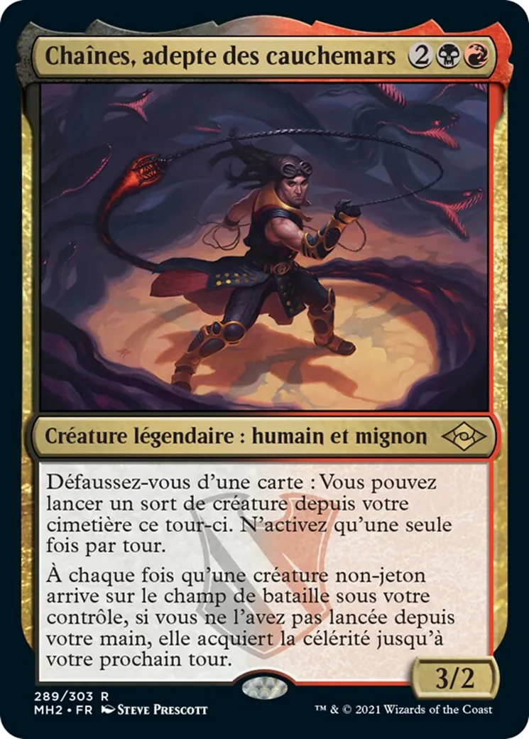 Chaînes, adepte des cauchemars — Modern Horizons 2 — Magic: The Gathering