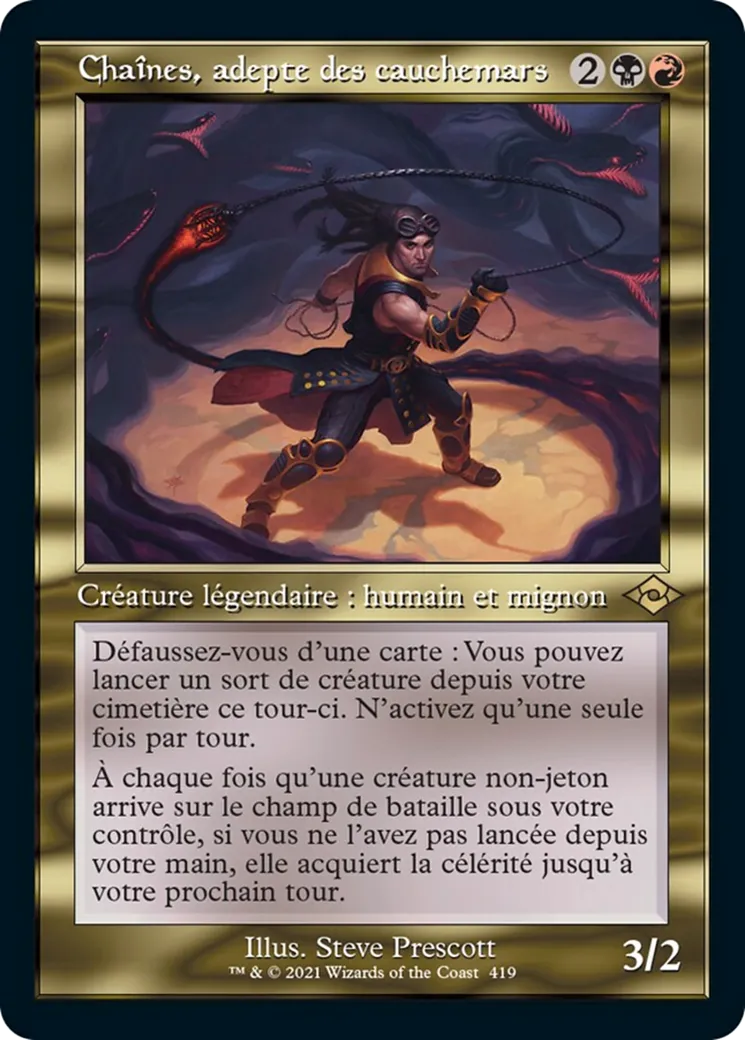 Chaînes, adepte des cauchemars — Modern Horizons 2 — Magic: The Gathering
