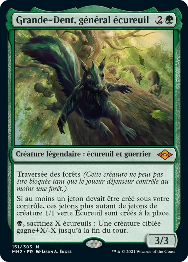 Grande-Dent, général écureuil — Modern Horizons 2 — Magic: The Gathering
