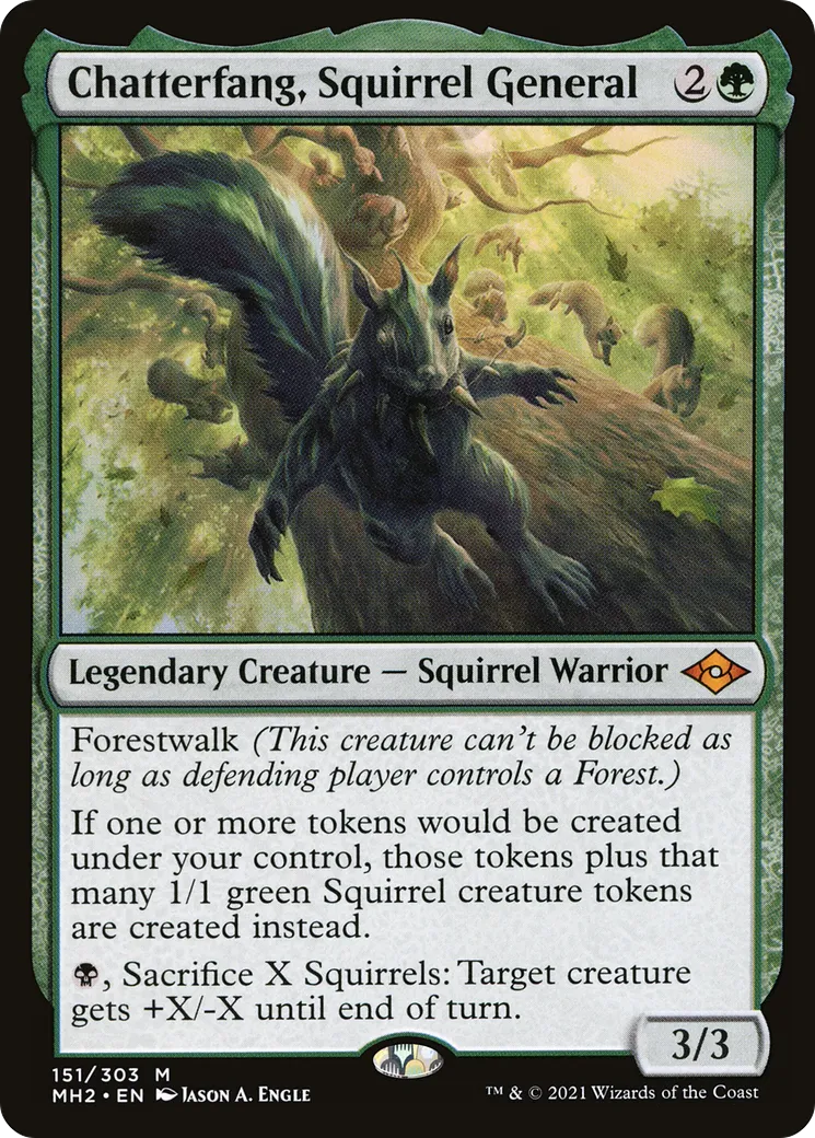 Chatterfang, Squirrel General — Modern Horizons 2 — Magic: The Gathering