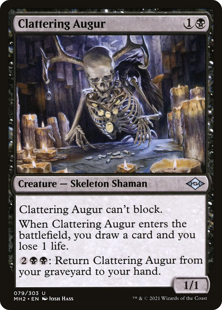 Clattering Augur — Modern Horizons 2 — Magic: The Gathering