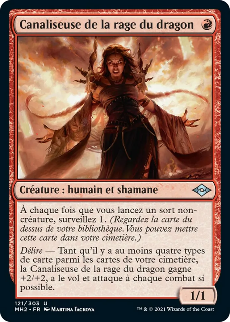 Canaliseuse de la rage du dragon — Modern Horizons 2 — Magic: The Gathering